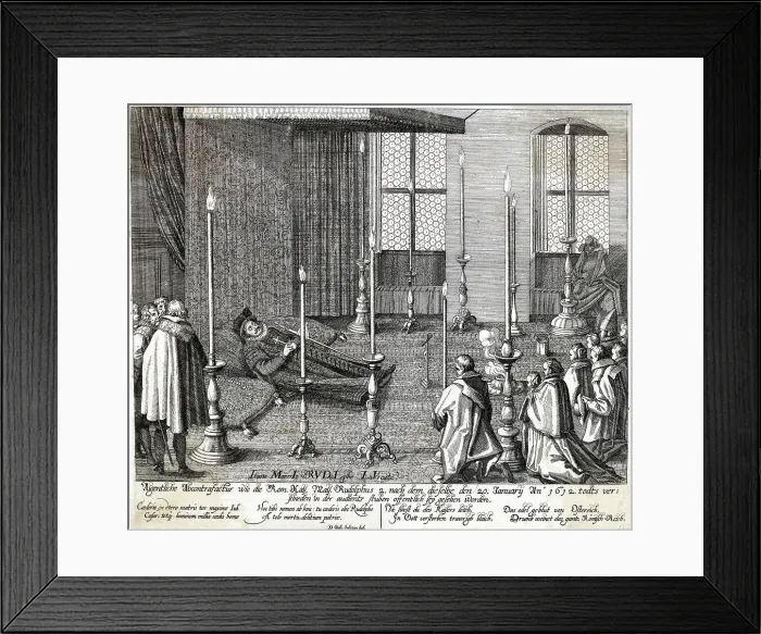 Framed Print : Rudolf Ii State 1612 Events Germany Emperor Lies Framed Print : Rudolf Ii State 1612 Events Germany Emperor Lies