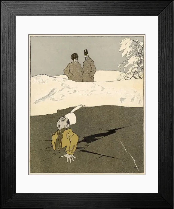 Framed Print : Austria sees no reason to give Serbia a helping hand Date: 1909 Framed Print : Austria sees no reason to give Serbia a helping hand Date: 1909
