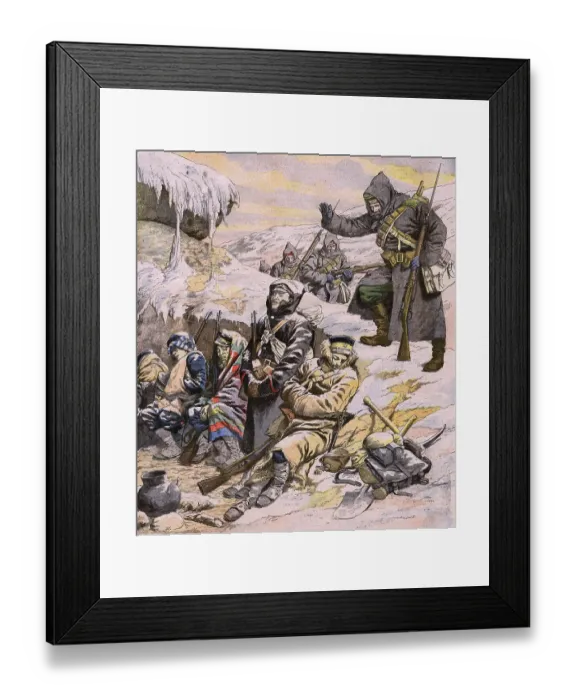 Framed Print : Rus Jap War Frozen Russ Events Russo Japanese Framed Print : Rus Jap War Frozen Russ Events Russo Japanese
