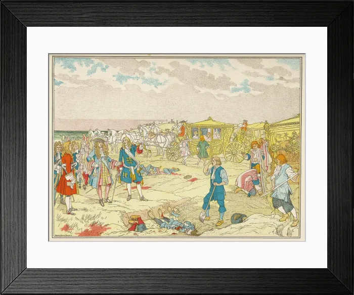 Framed Print : LOUIS XIV AT LES DUNES Framed Print : LOUIS XIV AT LES DUNES