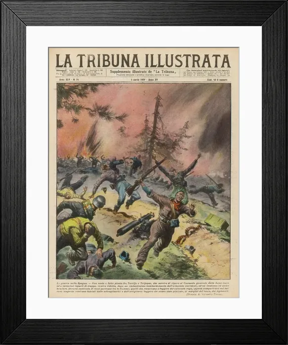 Framed Print : REPUBLICANS RETREAT / 1937 Framed Print : REPUBLICANS RETREAT / 1937