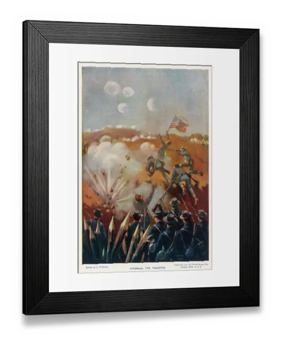 Framed Print : NASHVILLE / TRENCHES STORM Framed Print : NASHVILLE / TRENCHES STORM
