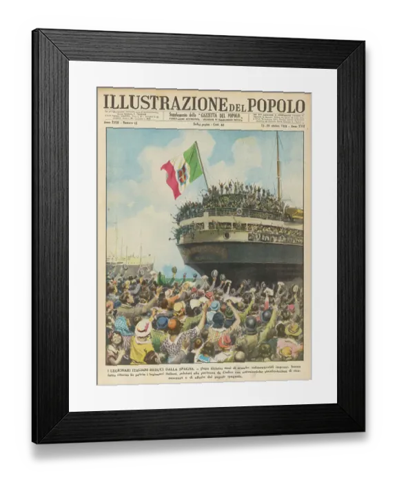Framed Print : ITALIAN LEGIONARIES Framed Print : ITALIAN LEGIONARIES
