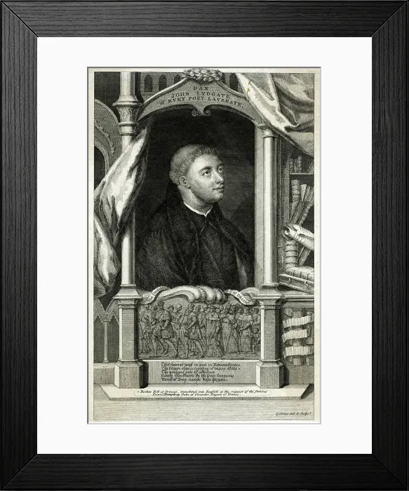 Framed Print : JOHN LYDGATE / VERTUE Framed Print : JOHN LYDGATE / VERTUE