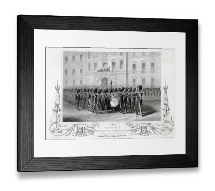 Framed Print : Fusilier Guards Depart Events War Crimean February Framed Print : Fusilier Guards Depart Events War Crimean February