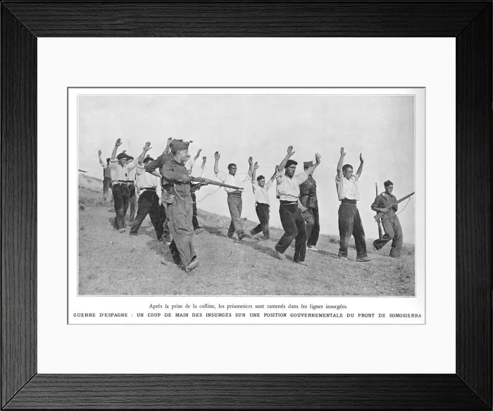 Framed Print : SPANISH CIVIL / PRISONERS Framed Print : SPANISH CIVIL / PRISONERS