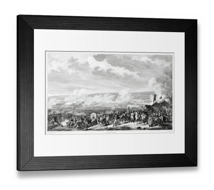 Framed Print : BATTLE OF JEMAPPES (Belgium) Dumouriez leads the French to victory, enabling them to advance into the Netherlands Date: 6 November 1792