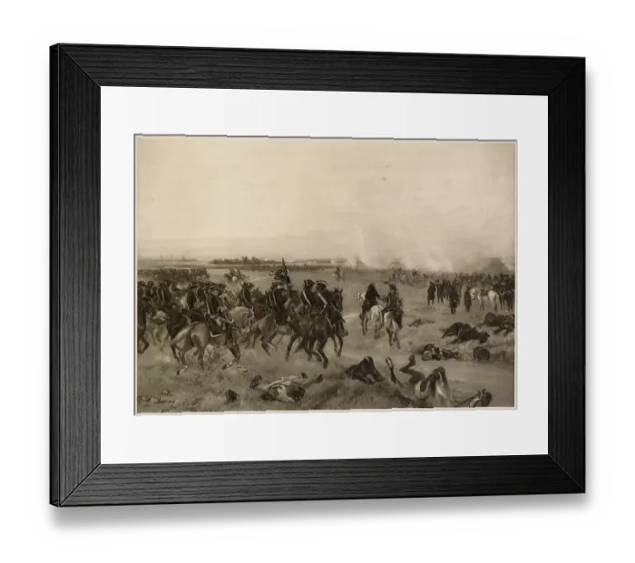Framed Print : BATTLE OF MALPLAQUET The Allies under Marlborough and Prince Eugene defeat the French under Villars but with heavy losses - the 18th century's bloodiest battle Date: 11 September 1709 Framed Print : BATTLE OF MALPLAQUET The Allies under Marlborough and Prince Eugene defeat the French under Villars but with heavy losses - the 18th century's bloodiest battle Date: 11 September 1709