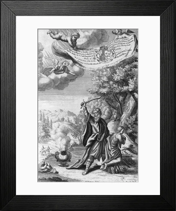 Framed Print : ABRAHAM AND ISAAC Framed Print : ABRAHAM AND ISAAC