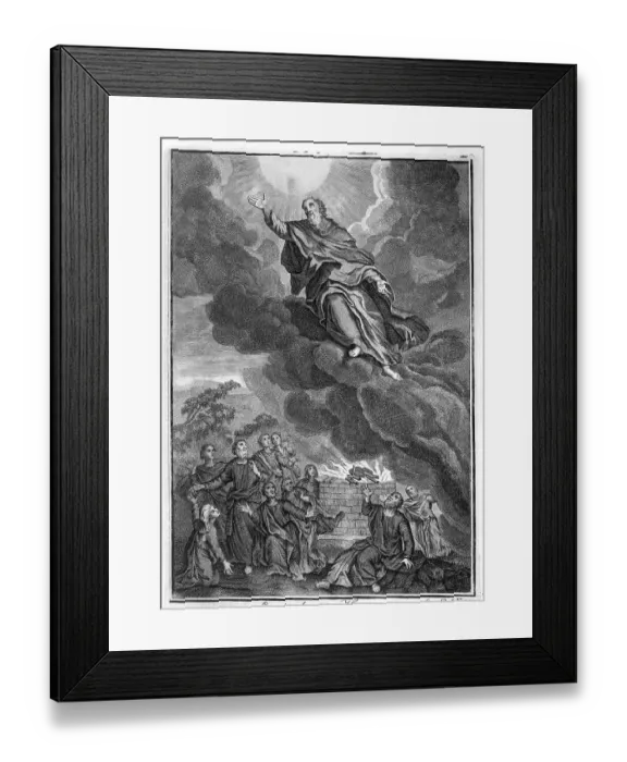 Framed Print : Enoch Taken Heaven Religion Bible Events Old Framed Print : Enoch Taken Heaven Religion Bible Events Old