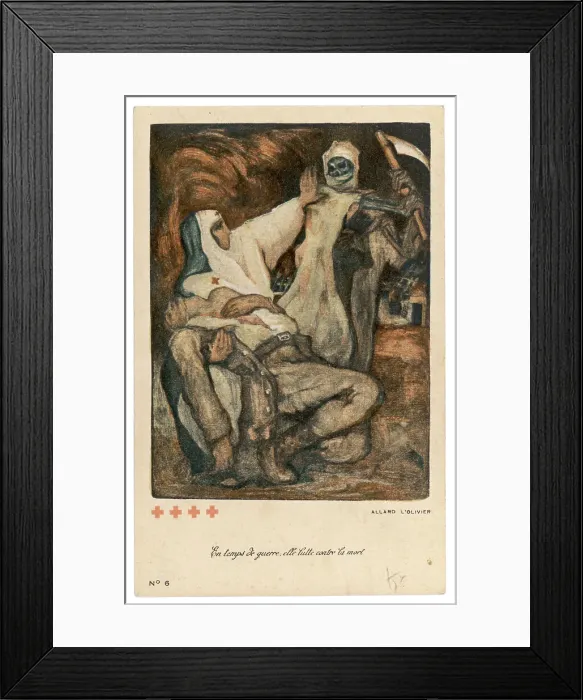 Framed Print : NURSE DEFIES DEATH Framed Print : NURSE DEFIES DEATH