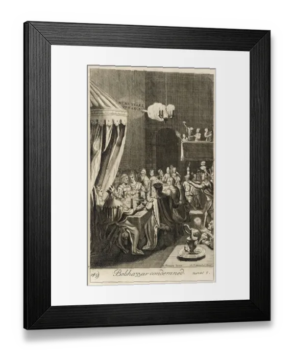 Framed Print : DANIEL AT THE FEAST Framed Print : DANIEL AT THE FEAST