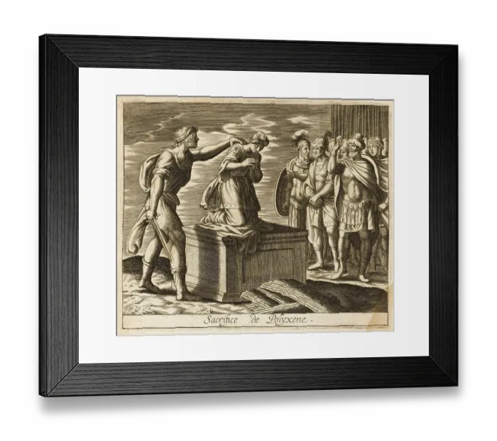 Framed Print : POLYXENA SACRIFICED Framed Print : POLYXENA SACRIFICED