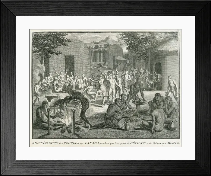 Framed Print : CANADIAN FUNERAL 1726 Framed Print : CANADIAN FUNERAL 1726