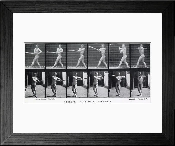 Framed Print : Batting at baseball Date: 1887 Framed Print : Batting at baseball Date: 1887