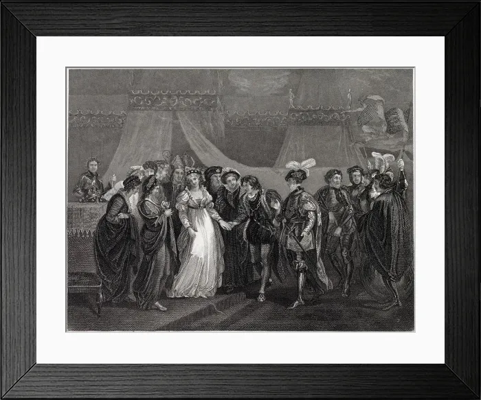 Framed Print : HENRY V AND CATHERINE Framed Print : HENRY V AND CATHERINE