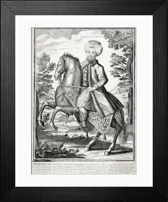 Framed Print : TURKISH AMBASSADOR 1721 Framed Print : TURKISH AMBASSADOR 1721