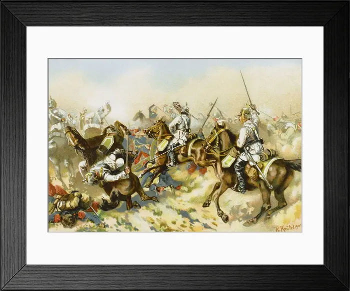 Framed Print : BATTLE OF MARS-LE-TOUR Framed Print : BATTLE OF MARS-LE-TOUR