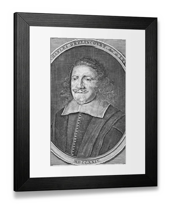 Framed Print : Charles Drelincourt 1595 1669 French Protestant Framed Print : Charles Drelincourt 1595 1669 French Protestant