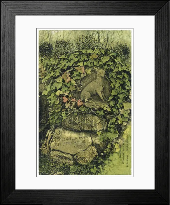 Framed Print : ASNIERES - JAPPY GRAVE Framed Print : ASNIERES - JAPPY GRAVE