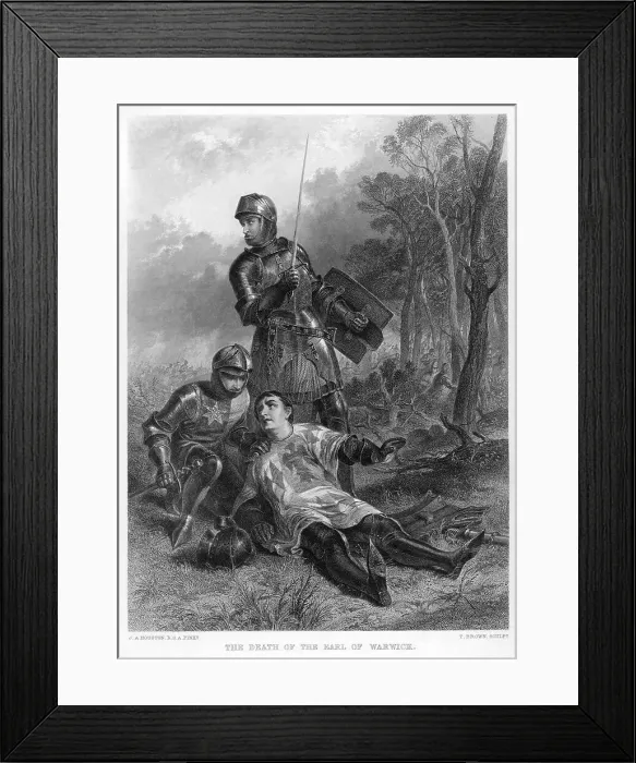Framed Print : Earl of Warwick, Kingmaker Framed Print : Earl of Warwick, Kingmaker