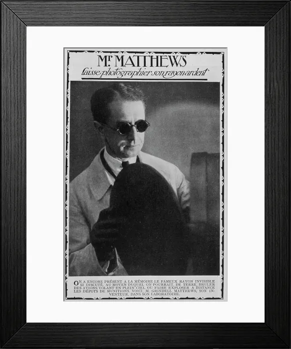 Framed Print : MR M, DEATH RAY INVENTOR Framed Print : MR M, DEATH RAY INVENTOR