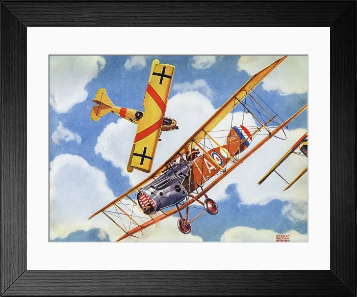 Framed Print : AERIAL DOGFIGHT Framed Print : AERIAL DOGFIGHT