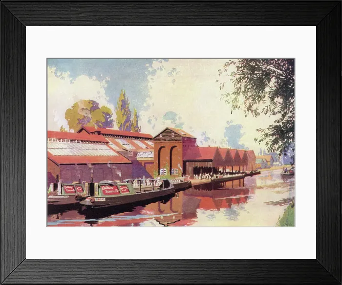 Framed Print : Cadbury's; the factory at Frampton-on-Severn. The milk- condensing factories have subsidiary collecting and cooling stations Framed Print : Cadbury's; the factory at Frampton-on-Severn. The milk- condensing factories have subsidiary collecting and cooling stations