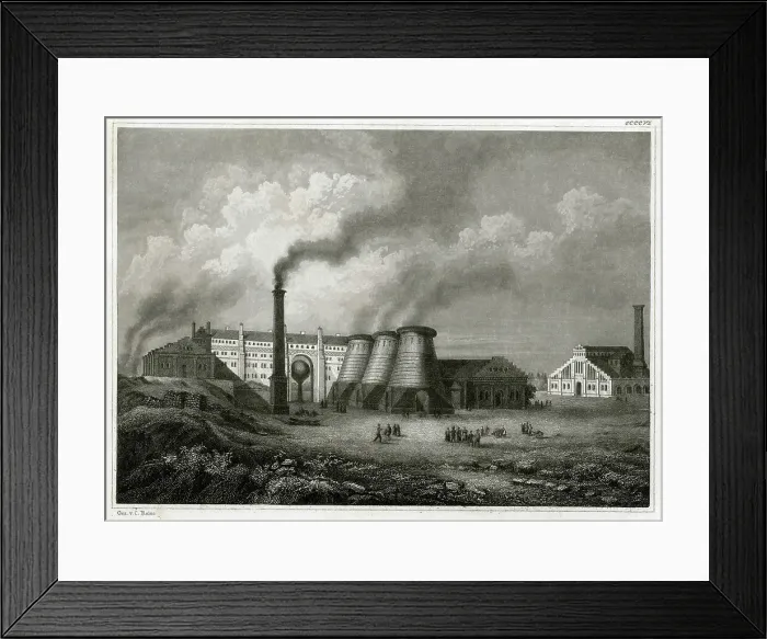 Framed Print : Ironworks - Schlesien Framed Print : Ironworks - Schlesien