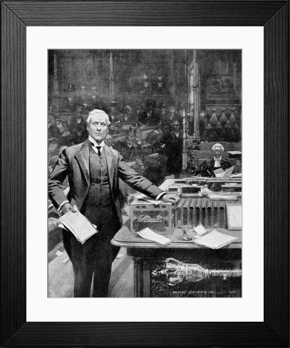 Framed Print : HERBERT HENRY ASQUITH Framed Print : HERBERT HENRY ASQUITH