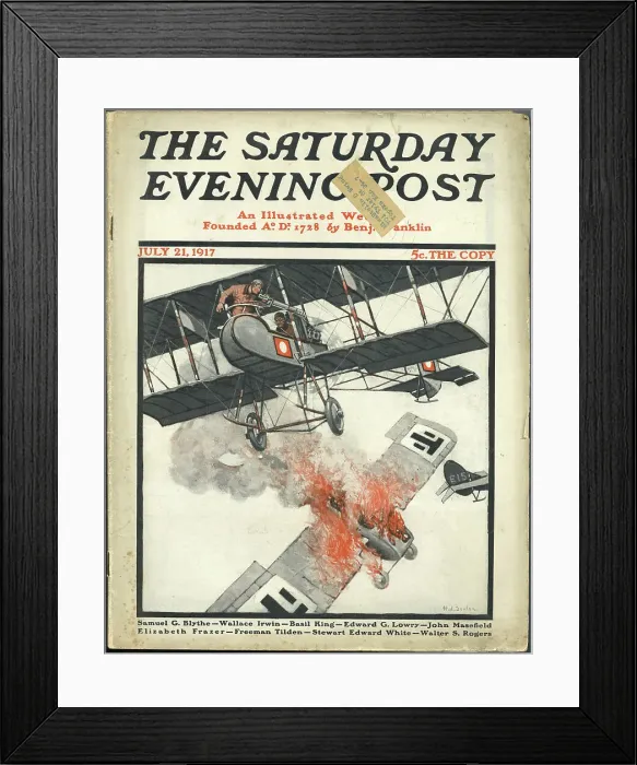 Framed Print : BIPLANE DOG FIGHT Framed Print : BIPLANE DOG FIGHT