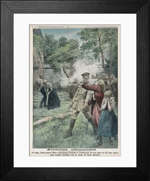 Framed Print : HUNS MAKE KIDS SEE DEATH Framed Print : HUNS MAKE KIDS SEE DEATH