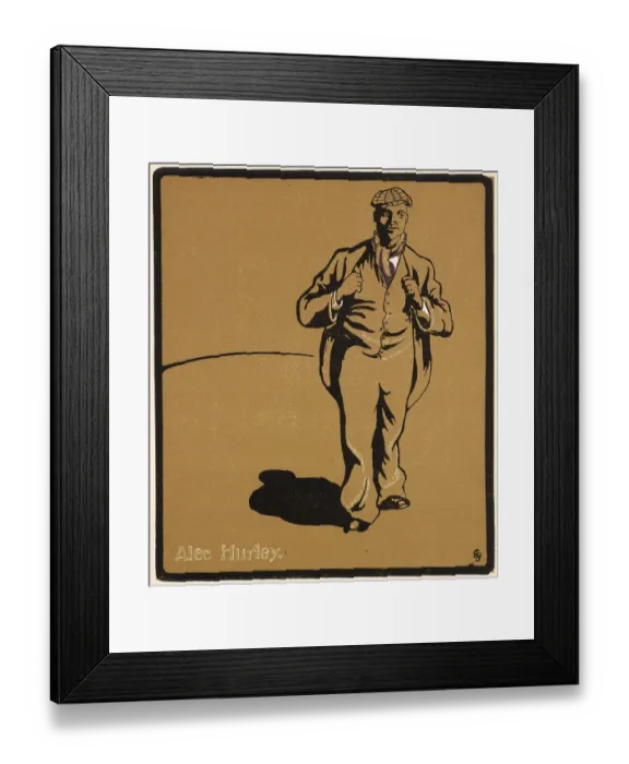 Framed Print : ALEC HURLEY (1871 - 1913), English music hall singer entertainer, tenor singer of coster songs Framed Print : ALEC HURLEY (1871 - 1913), English music hall singer entertainer, tenor singer of coster songs