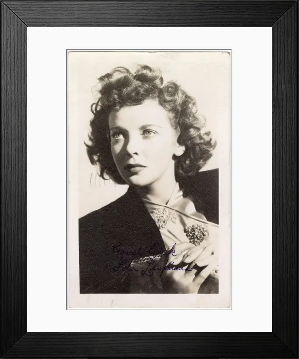 Framed Print : IDA LUPINO (1918 - 1995), British actress in British and American films Framed Print : IDA LUPINO (1918 - 1995), British actress in British and American films