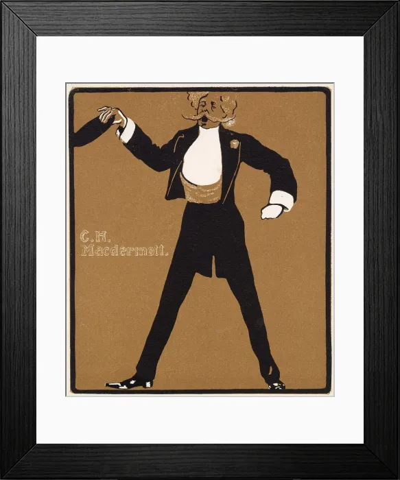 Framed Print : THE GREAT MACDERMOTT (Gilbert Hastings Farrell) (1845 - 1901), music hall singer of patriotic songs Framed Print : THE GREAT MACDERMOTT (Gilbert Hastings Farrell) (1845 - 1901), music hall singer of patriotic songs
