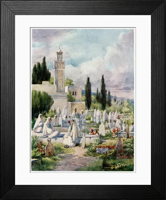 Framed Print : ALGIERS CEMETERY Framed Print : ALGIERS CEMETERY
