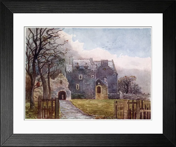 Framed Print : Mochrum Old Castle, Galloway. Date: 1908 Framed Print : Mochrum Old Castle, Galloway. Date: 1908