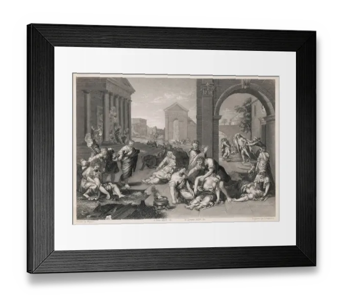 Framed Print : PESTILENCE / BIBLICAL ERA Framed Print : PESTILENCE / BIBLICAL ERA