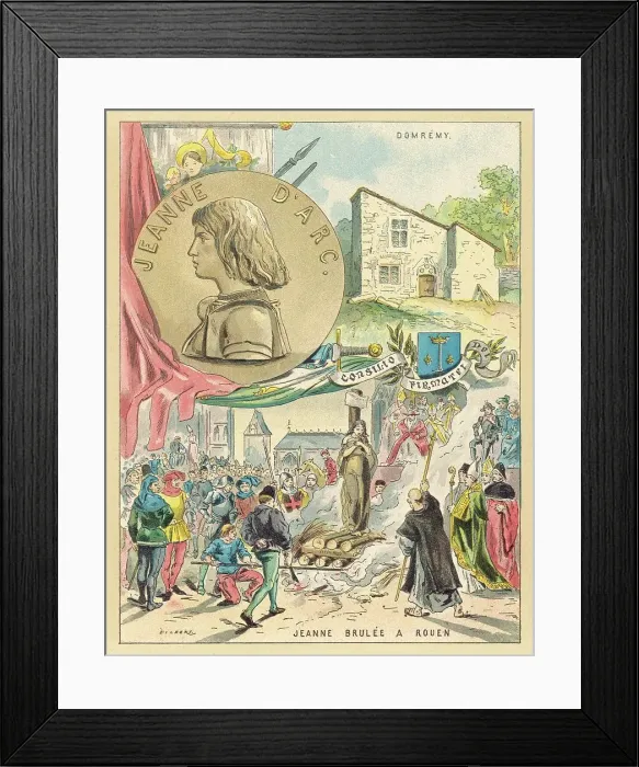 Framed Print : JEANNE D'ARC Framed Print : JEANNE D'ARC
