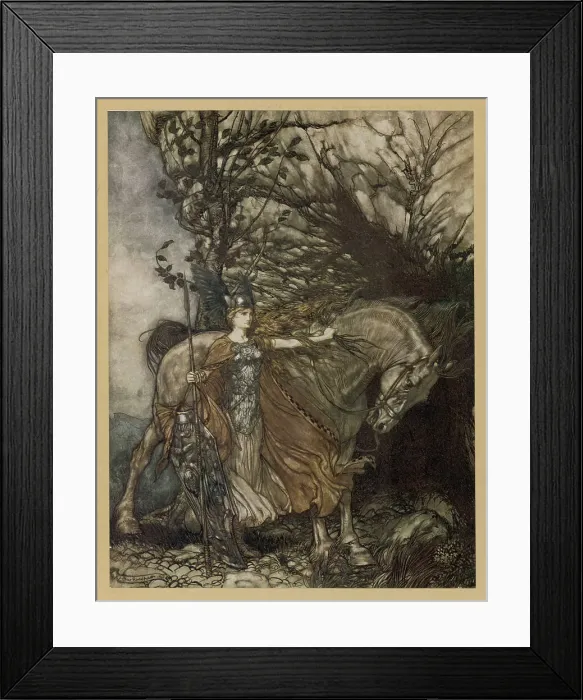 Framed Print : BRUNNHILDE AT CAVE Framed Print : BRUNNHILDE AT CAVE