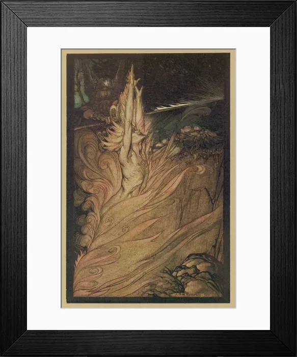 Framed Print : WOTAN ENCIRCLES ROCK Framed Print : WOTAN ENCIRCLES ROCK