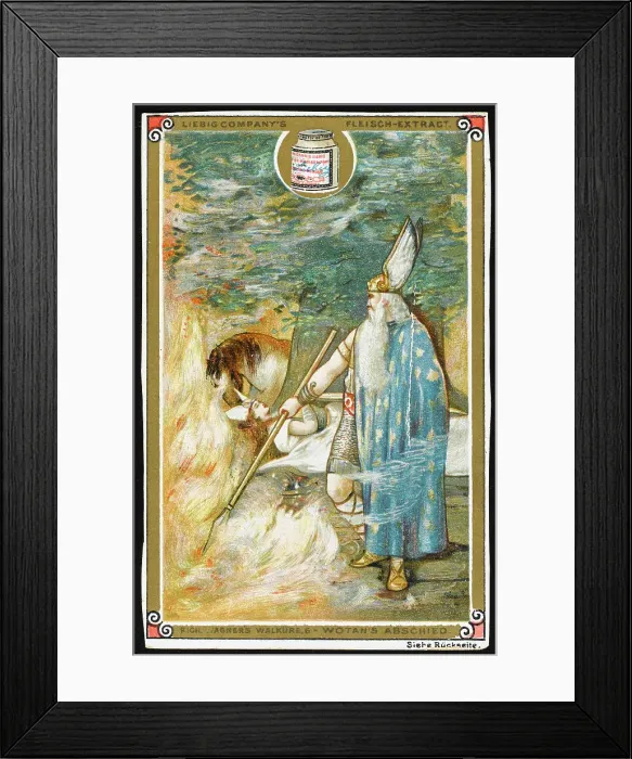Framed Print : WOTAN'S FAREWELL Framed Print : WOTAN'S FAREWELL