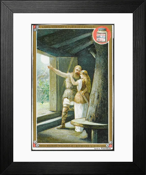 Framed Print : SIGMUND AND SIGLIND Framed Print : SIGMUND AND SIGLIND