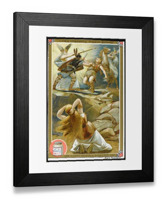 Framed Print : Death Sigmund Music Opera Wagner Die Valkure Framed Print : Death Sigmund Music Opera Wagner Die Valkure