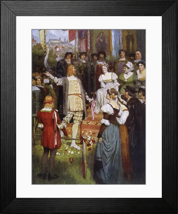 Framed Print : Meistersinger Contest Music Opera Wagner Die Framed Print : Meistersinger Contest Music Opera Wagner Die