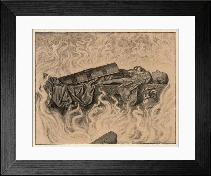 Framed Print : BRUNNHILDE'S DEATHBED Framed Print : BRUNNHILDE'S DEATHBED