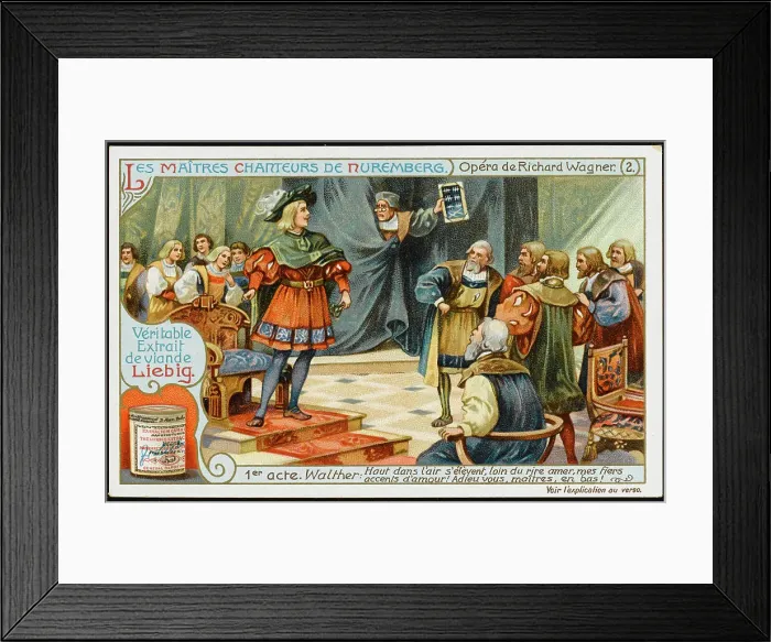 Framed Print : MEISTERSINGER LIEBIG 2 Framed Print : MEISTERSINGER LIEBIG 2