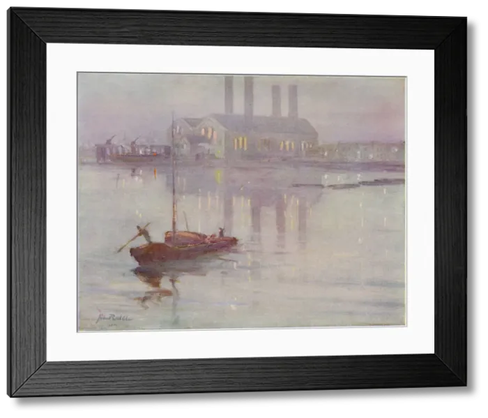Framed Print : Greenwich: the power station. Date: 1915 Framed Print : Greenwich: the power station. Date: 1915