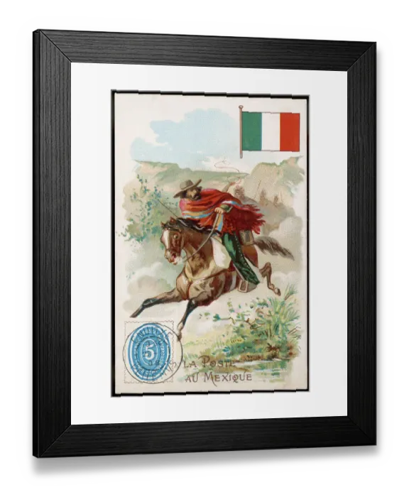 Framed Print : MEXICAN POSTMAN Framed Print : MEXICAN POSTMAN
