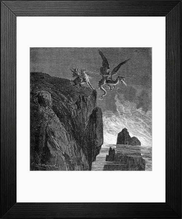 Framed Print : BERTHOLD. Berthold, Graf von Rhein, narrowly avoids death Framed Print : BERTHOLD. Berthold, Graf von Rhein, narrowly avoids death